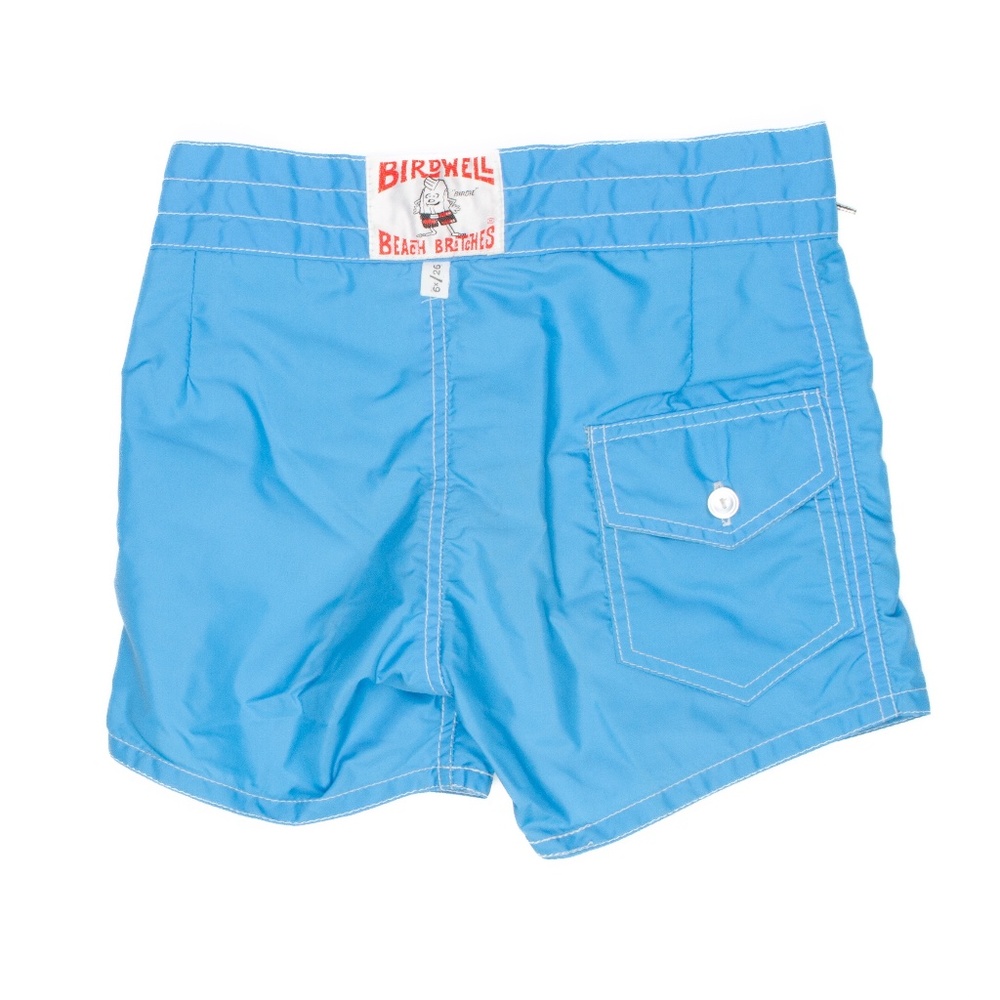 Vintage BIRDWELL BEACH BRITCHES Blue Board Shorts Sz 26